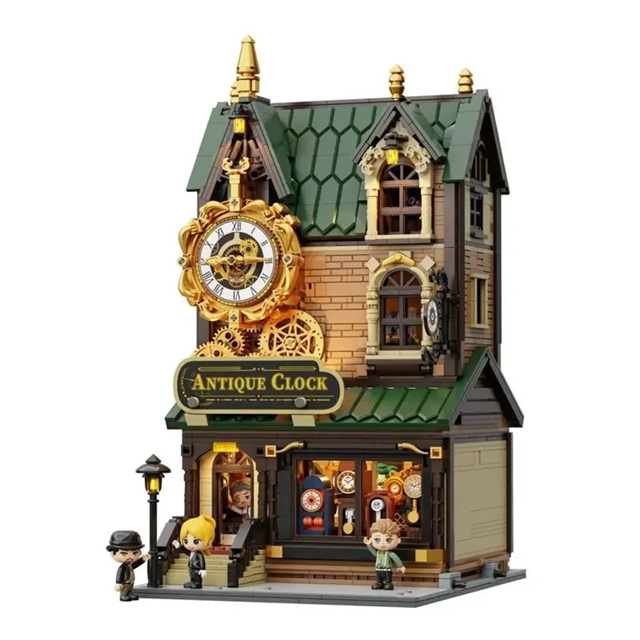 Pantasy 85060 Antique Clock Shop Building Set