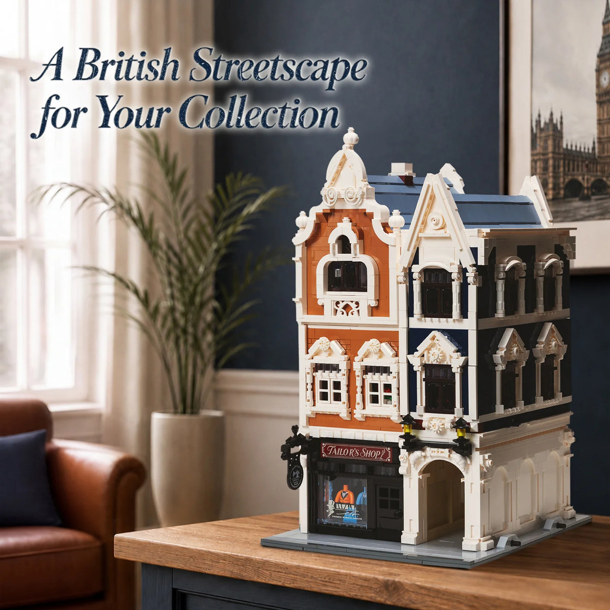 Pantasy 85061 Tailor Shop Modular Building Set – 2,831 Pieces & 4 Figures
