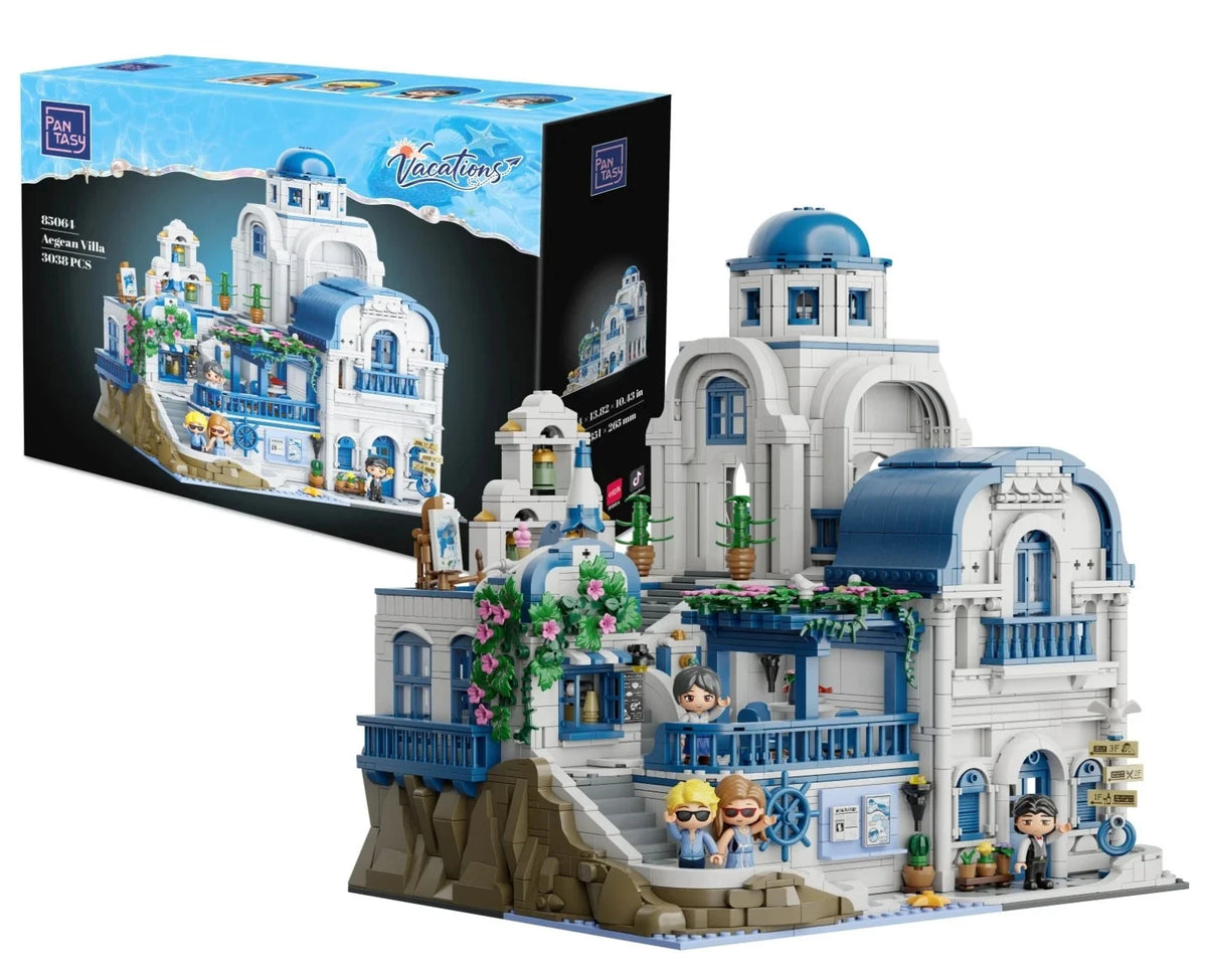 Pantasy 85064 Aegean Villa Building Set – Vacations Series