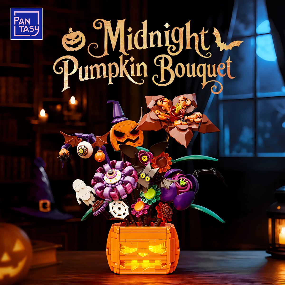 Pantasy 85067 Midnight Pumpkin Bouquet