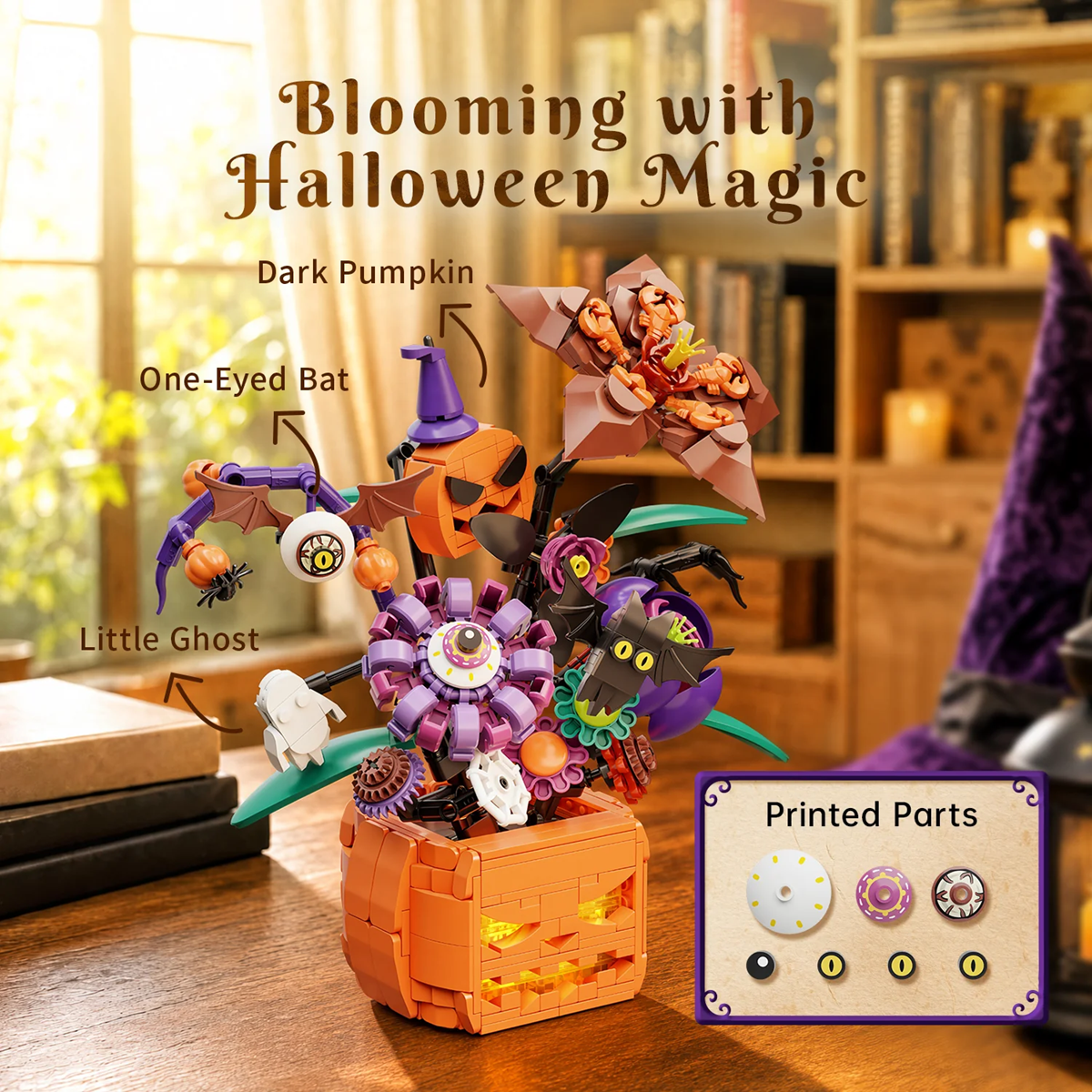 Pantasy 85067 Midnight Pumpkin Bouquet