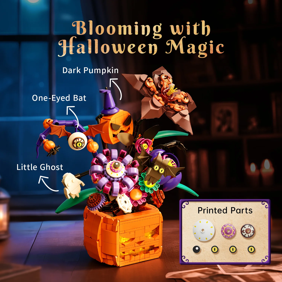 Pantasy 85067 Midnight Pumpkin Bouquet