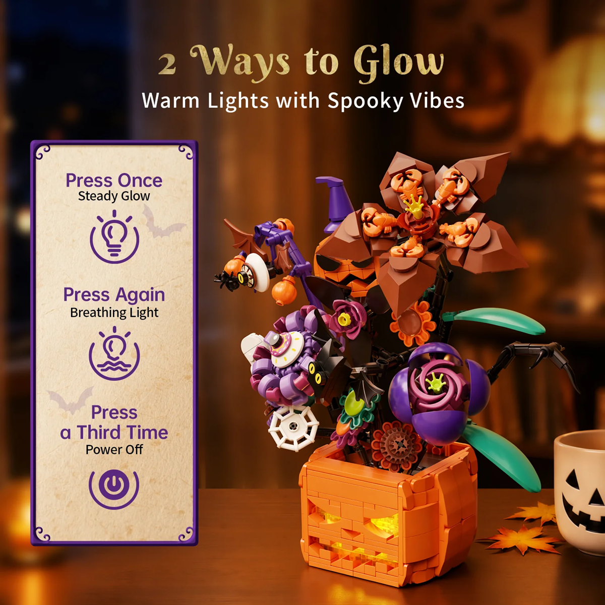 Pantasy 85067 Midnight Pumpkin Bouquet