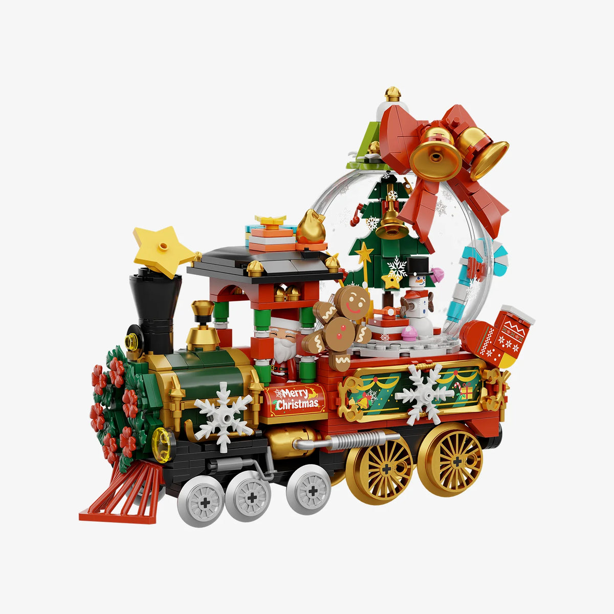 Pantasy 85076 Holiday Series – Christmas Train Building Blocks Set
