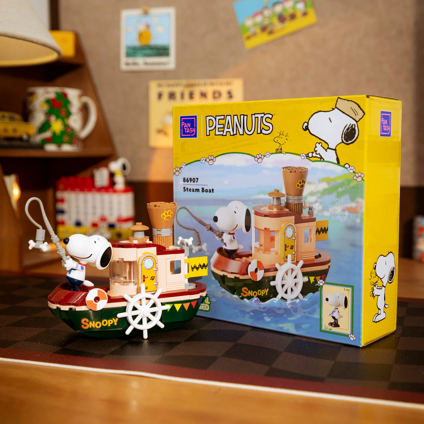 Pantasy 86907 Snoopy Where We Go Series - Steam Boat