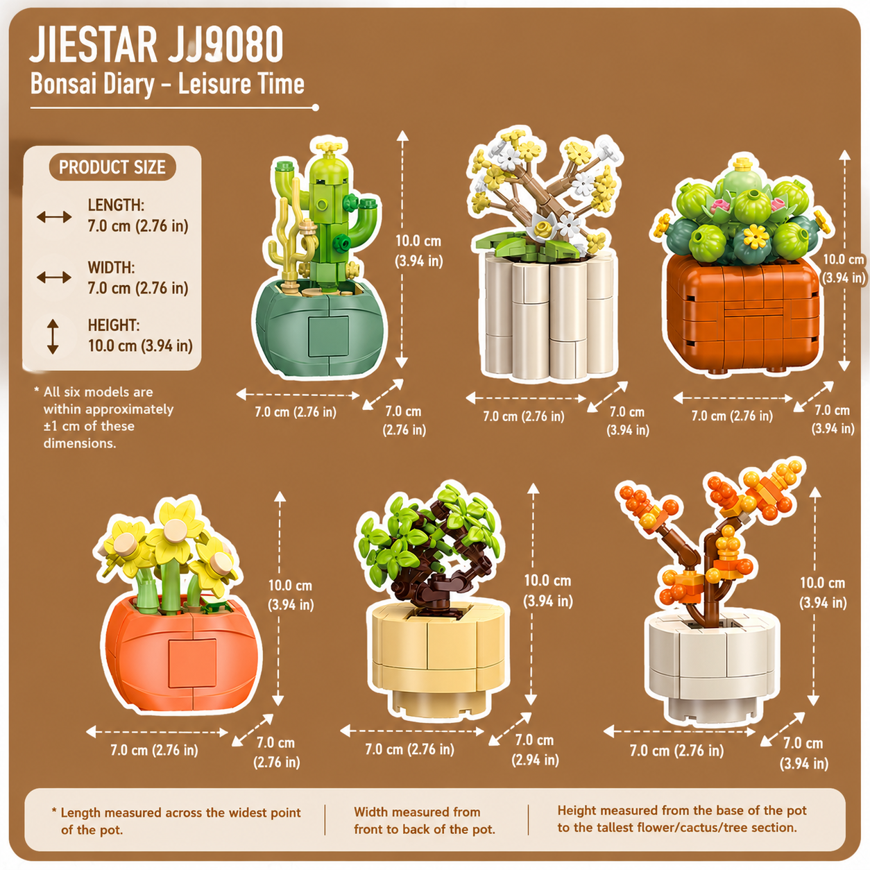 Jiestar JJ9080 Bonsai Diary Leisure Time
