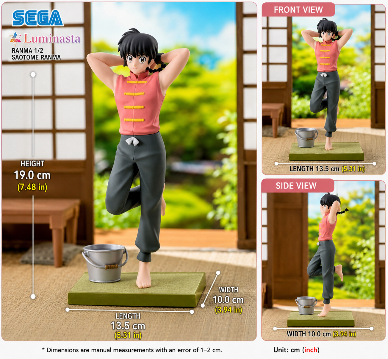 SEGA Luminasta Ranma 1/2 – Saotome Ranma (SEG‑44742)