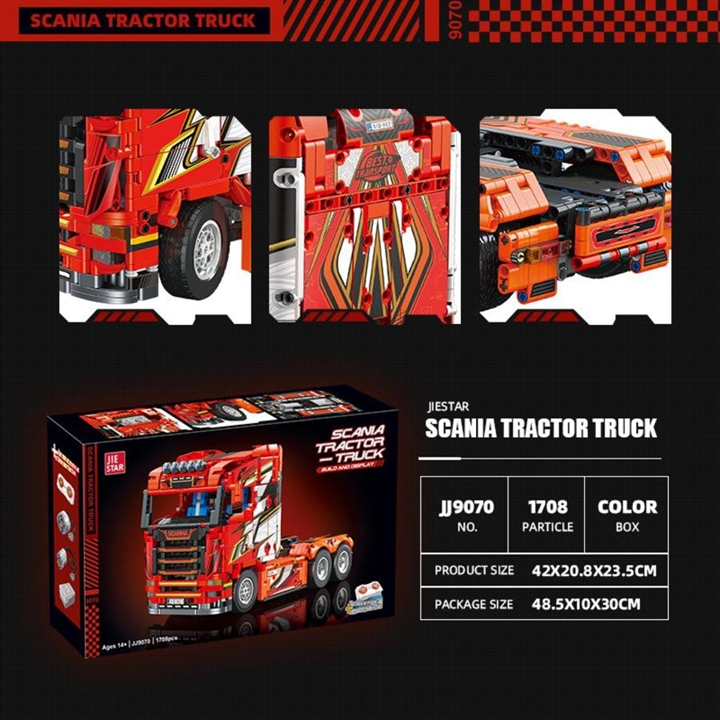 Jiestar JJ9070 Scania Tractor Truck (Motorised with Remote)