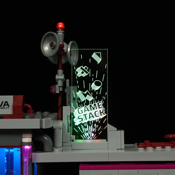 Lumibricks L9095 Cyberpunk Neoncity – Game Stack Building Blocks with LED Lights | 2580 Pieces