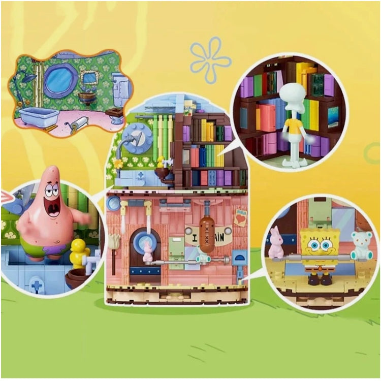 SEMBO Area-X AB0064 SpongeBob SquarePants Pineapple House