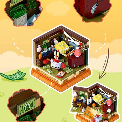 SEMBO AREA-X AB0052 SpongeBob Anchor House