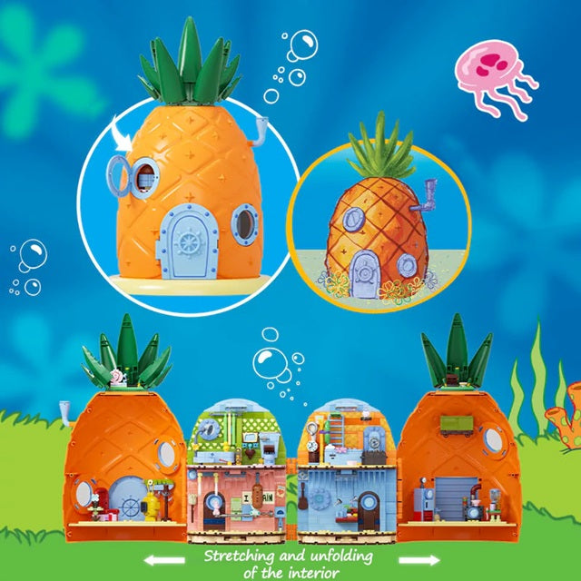 SEMBO Area-X AB0064 SpongeBob SquarePants Pineapple House
