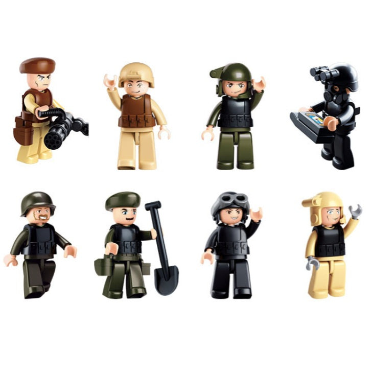 Sluban B0587 ARMY 8 INTO 1 With Mini Figures - Each (1 of 8)