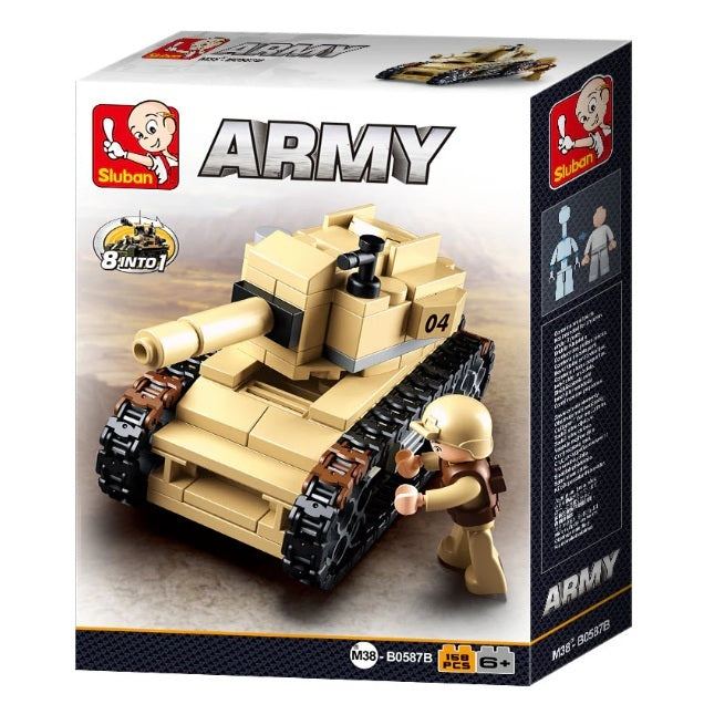 Sluban B0587 ARMY 8 INTO 1 With Mini Figures - Each (1 of 8)
