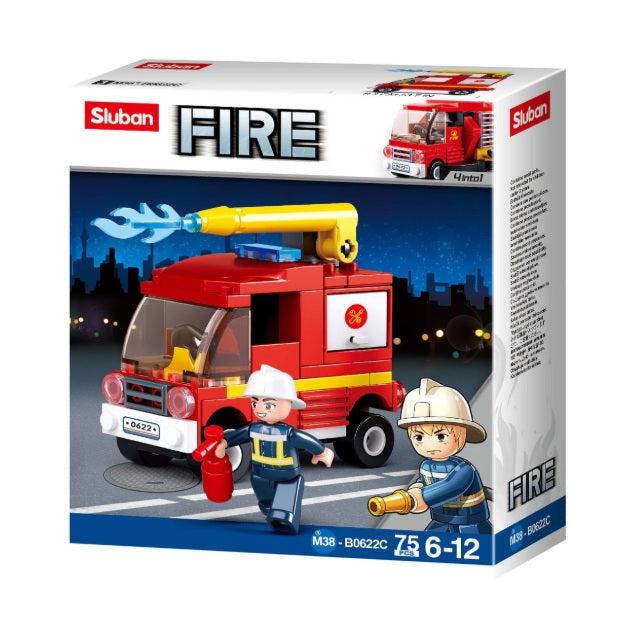 Sluban B0622 Fire Rescue 4 Designs With Mini Figures - Each (1 of 8)
