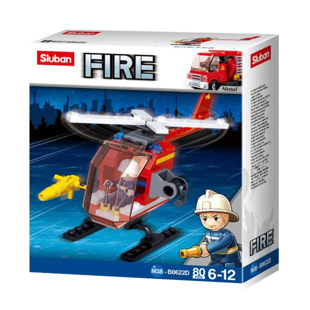 Sluban B0622 Fire Rescue 4 Designs With Mini Figures - Each (1 of 8)