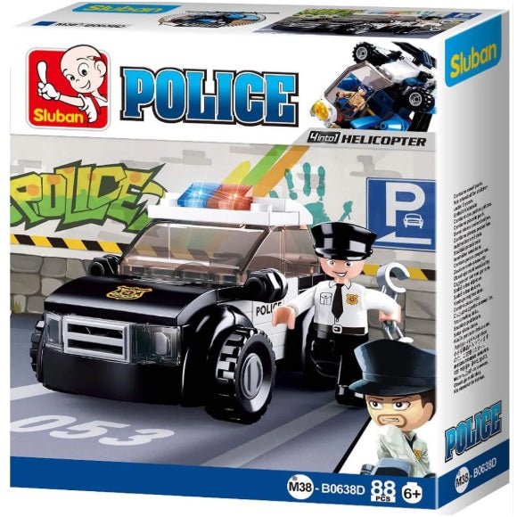 Sluban B0638 Police 4 Designs With Mini Figures - Each (1 of 8)