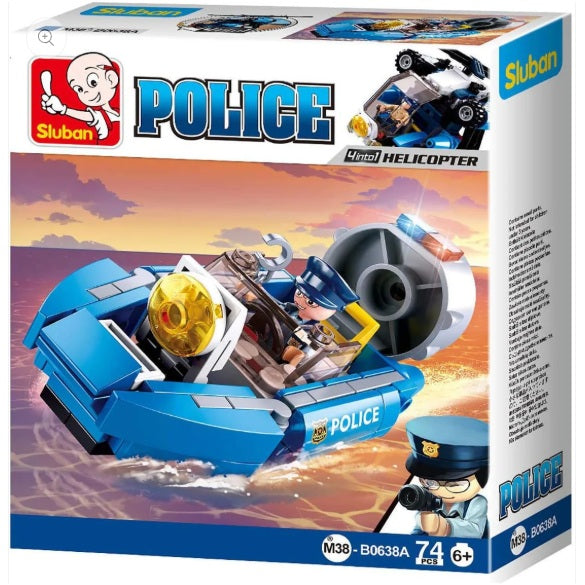 Sluban B0638 Police 4 Designs With Mini Figures - Each (1 of 8)