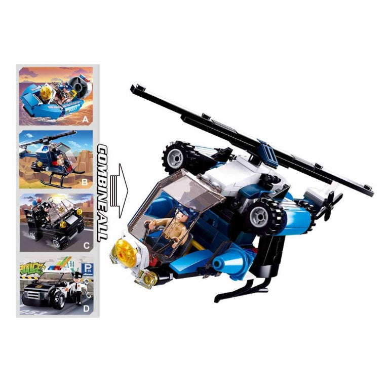 Sluban B0638 Police 4 Designs With Mini Figures - Each (1 of 8)