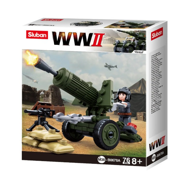 Sluban B0678 WW2 4 DESIGNS 4 INTO 1 With Mini Figures - Each (1 of 8)