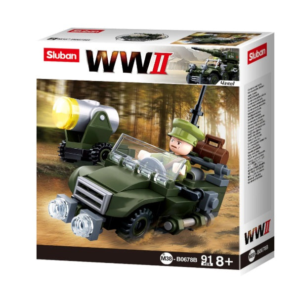 Sluban B0678 WW2 4 DESIGNS 4 INTO 1 With Mini Figures - Each (1 of 8)
