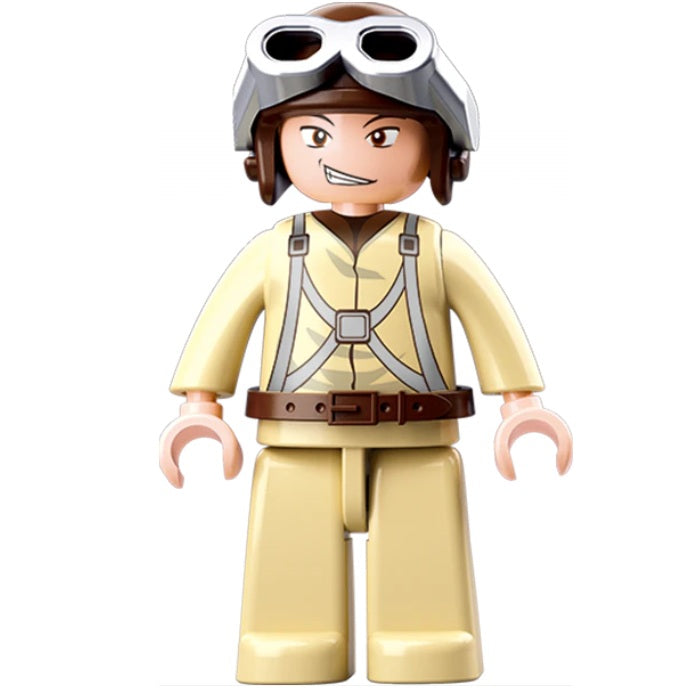 Sluban B0683 WW2 PLANE ILYUSHIN 2 with Minifigure