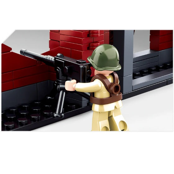 Sluban B0696 WW2 Battle of Stalingard with 4 Minifigures