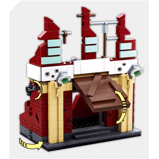 Sluban B0696 WW2 Battle of Stalingard with 4 Minifigures