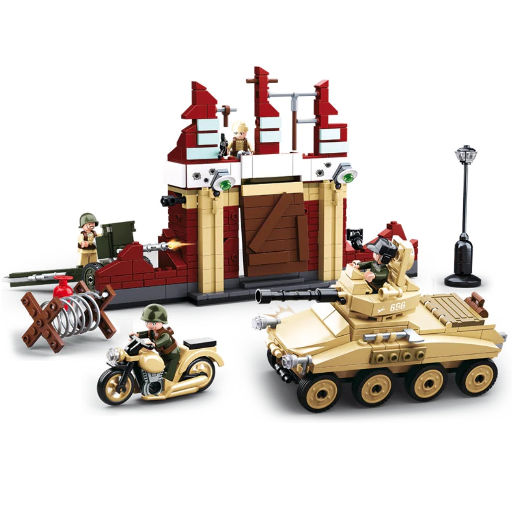Sluban B0696 WW2 Battle of Stalingard with 4 Minifigures