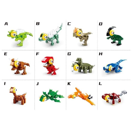 Sluban B0796 QBricks Dinosaur Egg - Each (1 of 24)