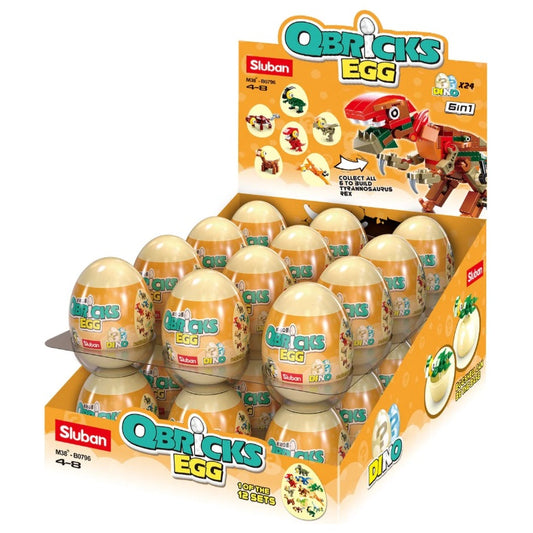 Sluban B0796 QBricks Dinosaur Egg - Each (1 of 24)
