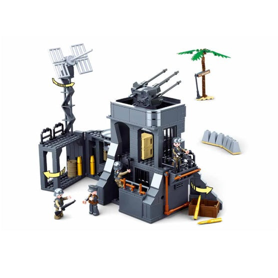 Sluban B0861 WW2 The Atlantic Wall with 8 Minifigures