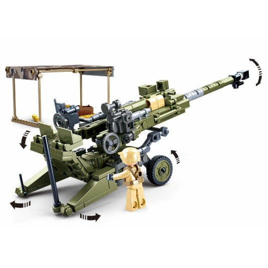 Sluban B0890 MB M777 Howitzer with 2 Minifigures