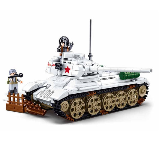 Sluban B0978 Battle of Budapest T34-35 Medium Heavy Tank with 2 Minifigures