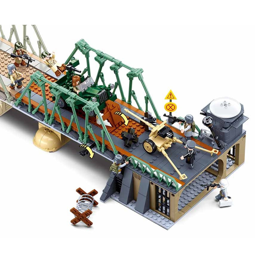 Sluban B0981 Battle of Budapest The Winter Counter Attack with 8 Minifigures