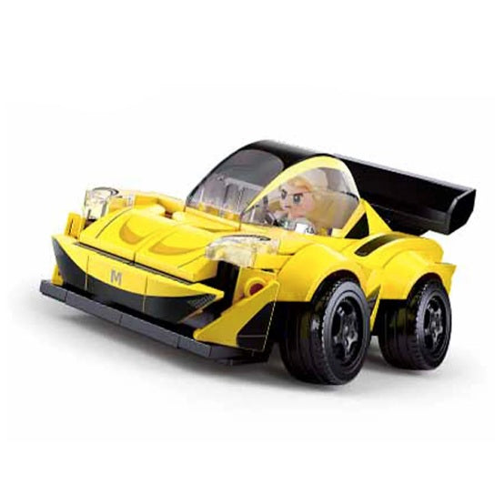 Sluban B1203 Super Cars Hatchback With Mini Figure (Scale 1/40) Each (1 of 8)