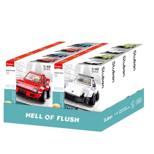 Sluban B1205 Convertible Car With Mini Figure (Scale 1/40) Each (1 of 8)