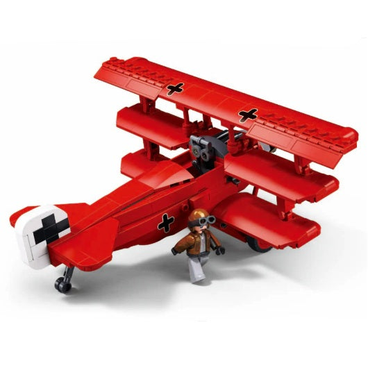 Sluban B1292 WW1 Fokker Dr.1 Triplane with Minifigure