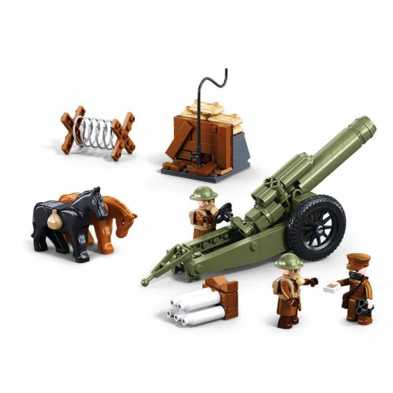 Sluban B1295 WW1 A7V Tank with 5 Minifigures