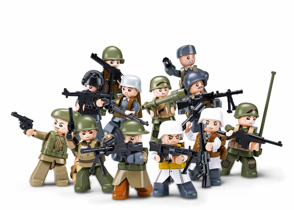 Sluban M38-B1307 POP WWII Military Minifigure Blind Bag