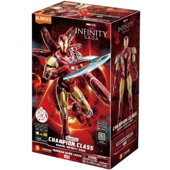 BLOKEES 73920 Marvel Infinity SAGA - Iron Man MK85 EX Champion Class (CC01) Model Kit