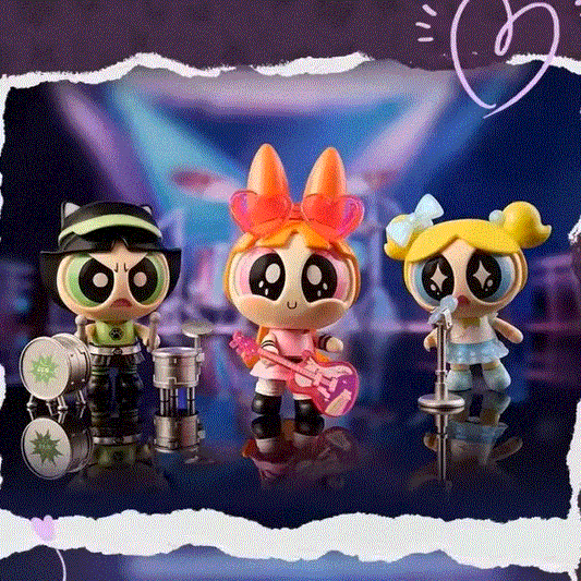 BLOKEES 75871 Powerpuff Girls Daadoos FM01 Cute Beats Blind Box- Each (1 of 9)
