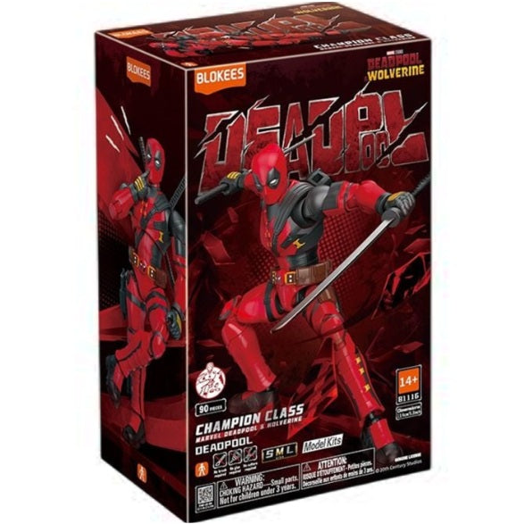 BLOKEES 81116 Marvel Infinity SAGA - Deadpool Champion Class (CC04) Model Kit