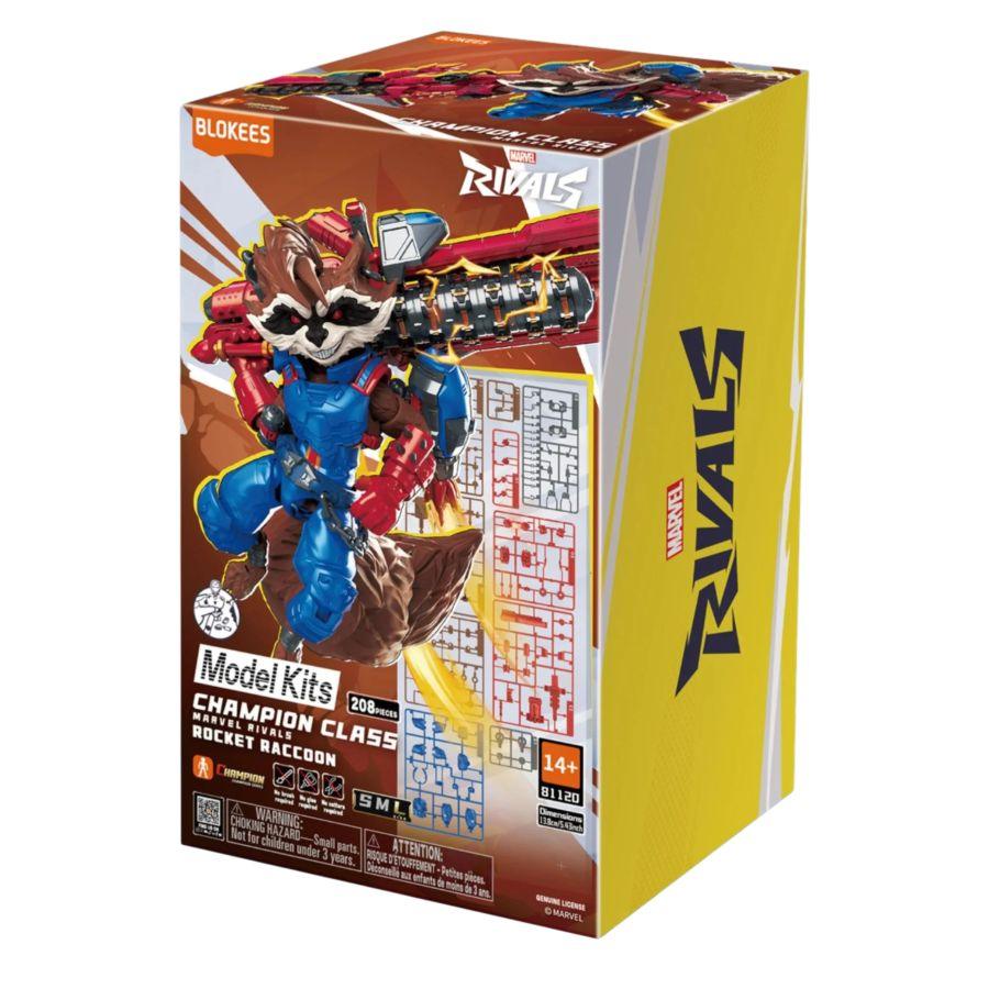Blokees 81120 Marvel Rivals – Champion Class 08 Rocket Raccoon Model Kit