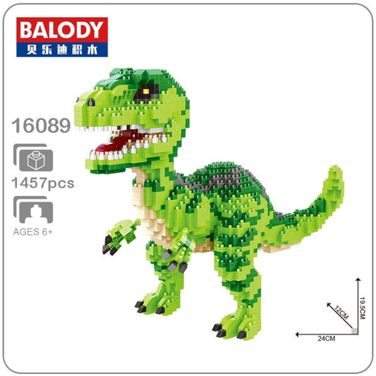 Balody 16089 Jurassic Dinosaur Giant Green T-rex