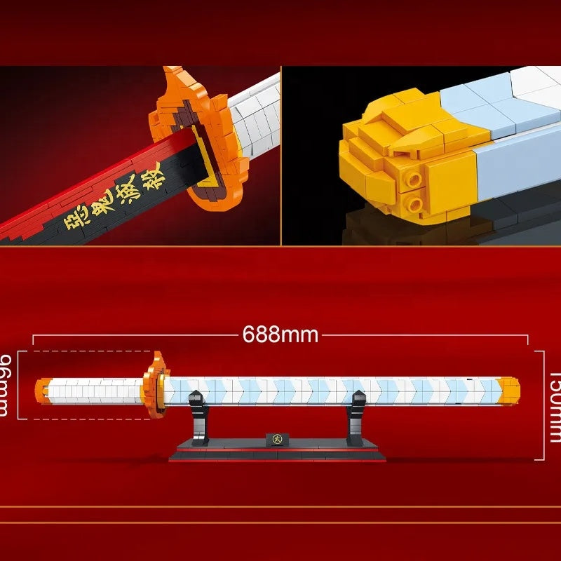 DK1503 Demon Slayer - Nichirin Sword (Brick Model)
