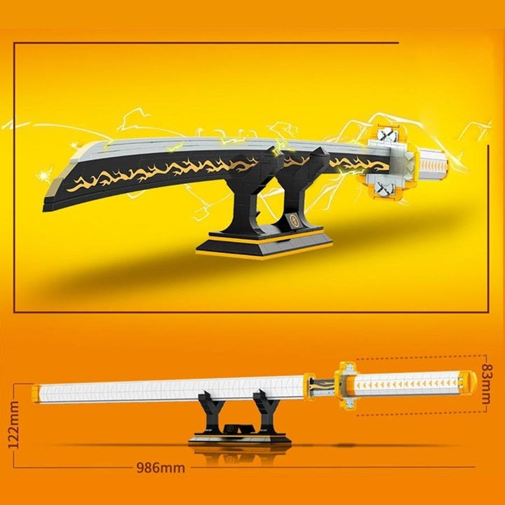 DK 1506 – Demon Slayer - Zenitsu's Katana Building Block Set