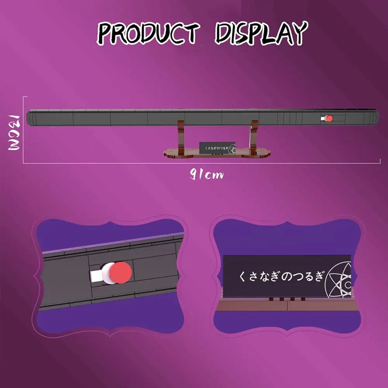 DK 1532 Japanese Katana - Kusanagi Sword Building Block Set