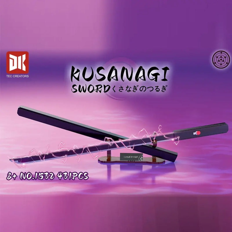 DK 1532 Japanese Katana - Kusanagi Sword Building Block Set