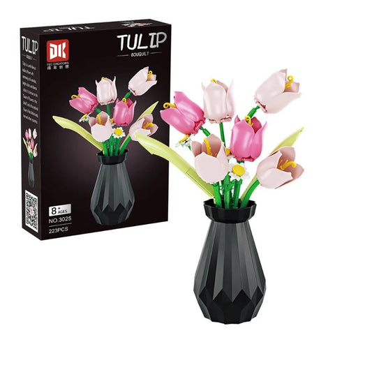 DK 3025 Tulip Flower Building Block Set